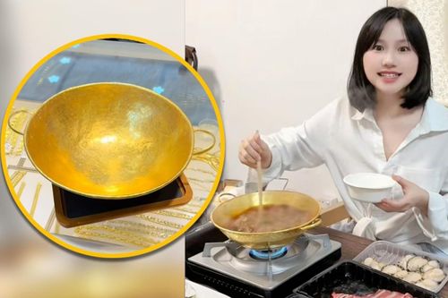 Cô chủ tiệm kim hoàn ăn lẩu trong nồi vàng nguyên chất 97.000 USD