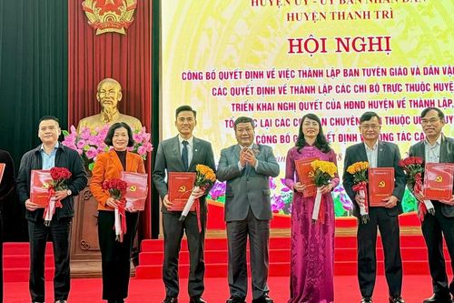 Huyện Thanh Trì: kiện toàn tổ chức bộ máy, nâng cao hiệu quả hoạt động