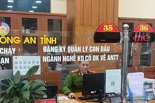 Từ 1/3: Công an xã tiếp nhận, giải quyết thủ tục hành chính đối với 9 loại hình kinh doanh