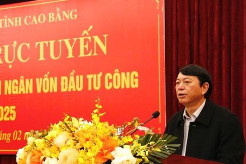 Cao Bằng: Giải ngân vốn đầu tư công mới chỉ đạt 3,2% kế hoạch