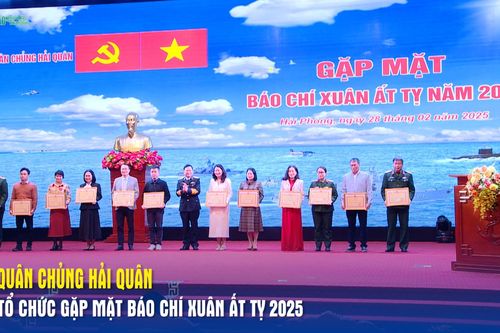 Quân chủng Hải quân tổ chức Gặp mặt báo chí Xuân Ất Tỵ 2025
