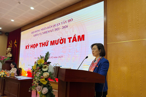 Quận Tây Hồ thông qua nghị quyết thành lập, tổ chức lại các cơ quan chuyên môn