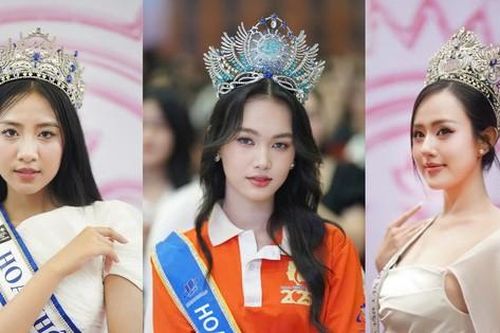 So nhan sắc giữa ba Hoa khôi tại ba trường đại học diễn ra Ngày hội tuyển sinh 'Hoa hậu Việt Nam' 2024 tại TP. HCM
