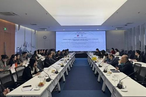 Hội thảo khoa học 'Triển vọng giải quyết xung đột Nga-Ukraine hậu bầu cử Mỹ 2024' tại Học viện Ngoại giao
