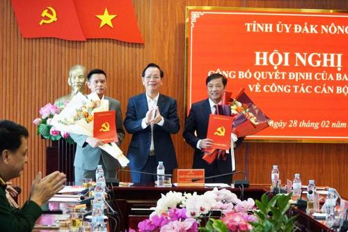 Ông Lê Trọng Yên được chuẩn y tham gia Ban Thường vụ Tỉnh ủy Đắk Nông nhiệm kỳ 2020 - 2025