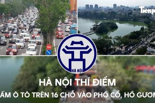 Chi tiết phương án cấm ô tô trên 16 chỗ vào phố cổ Hà Nội từ 1/3