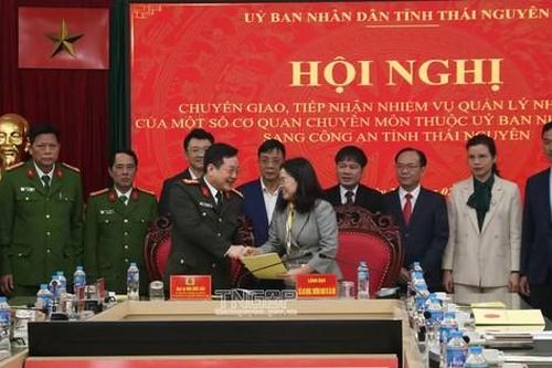 Thái Nguyên: Chuyển giao nhiệm vụ một số cơ quan chuyên môn sang công an tỉnh