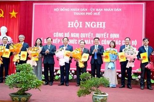 TP Huế kiện toàn công tác cán bộ, bổ sung nhân sự lãnh đạo