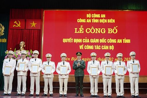 Điện Biên: Kết thúc hoạt động của 10 Công an cấp huyện