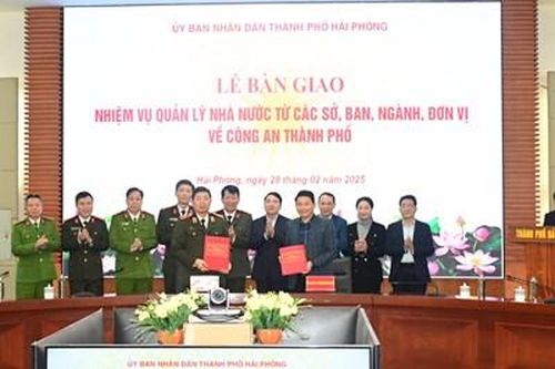 Công an TP Hải Phòng tiếp nhận các nhiệm vụ mới được chuyển giao
