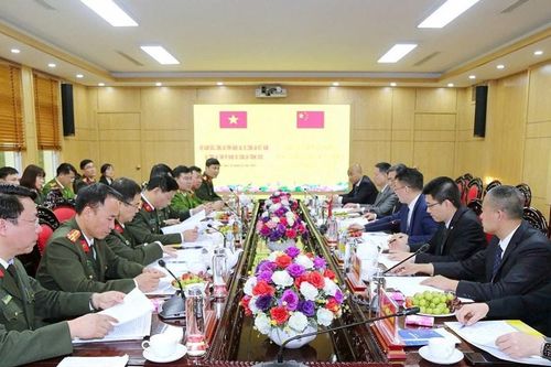 Công an tỉnh Nghệ An hội đàm với Công an tỉnh Hồ Nam (Trung Quốc)
