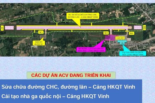 ACV 'rót vốn' gần 1.000 tỷ đồng để đầu tư 3 dự án cải tạo Sân bay Vinh