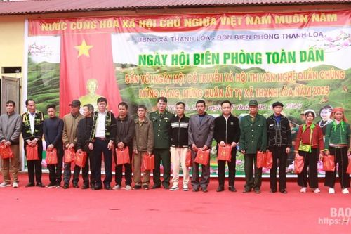 Nhiều hoạt động ý nghĩa tại Ngày hội Biên phòng toàn dân xã Thanh Lòa năm 2025