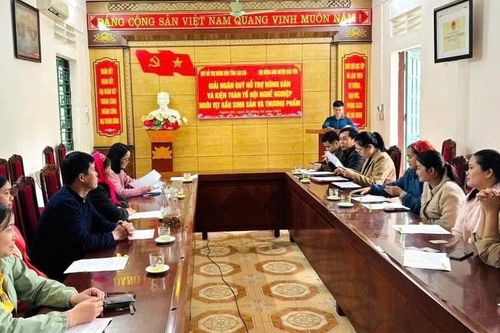 Hội Nông dân huyện Bảo Yên giải ngân Quỹ Hỗ trợ nông dân tại xã Thượng Hà và Nghĩa Đô
