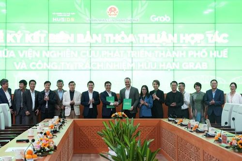 Grab Việt Nam và thành phố Huế hợp tác chuyển đổi số
