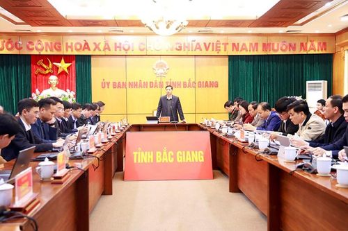 Bắc Giang: Tổ chức Hội nghị giao ban với Chủ tịch UBND các huyện, thị xã, thành phố