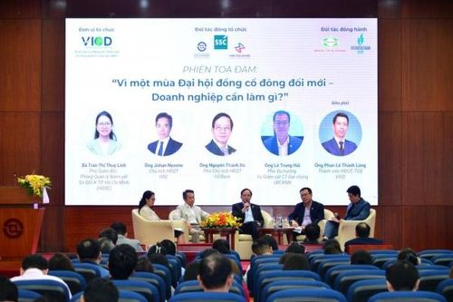 Đại hội cổ đông minh bạch và hiệu quả là nền tảng quan trọng để tạo tiền đề thu hút vốn đầu tư
