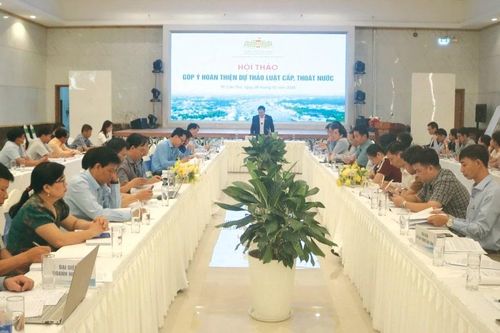 Hội thảo góp ý hoàn thiện dự thảo Luật Cấp, thoát nước