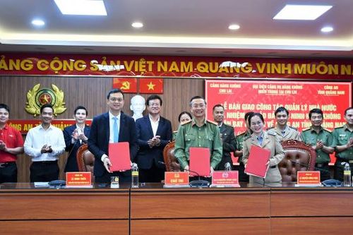 Công an tỉnh Quảng Nam tiếp nhận nhiệm vụ đảm bảo an ninh hàng không tại Sân bay Chu Lai