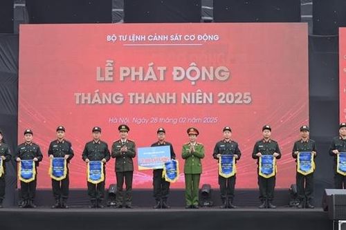 Tuổi trẻ Bộ Tư lệnh Cảnh sát cơ động phát động Tháng Thanh niên năm 2025