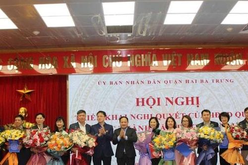 Quận Hai Bà Trưng có 10 phòng chuyên môn sau sắp xếp tổ chức bộ máy