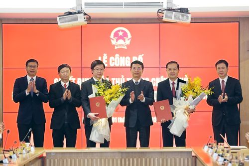 Công bố quyết định điều động, bổ nhiệm 2 Thứ trưởng Bộ Khoa học và Công nghệ
