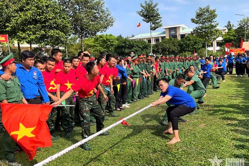 Phát động Tháng Thanh niên 'Tuổi trẻ huyện Nhơn Trạch và Lữ đoàn 87 tự hào, vững tin theo Đảng'