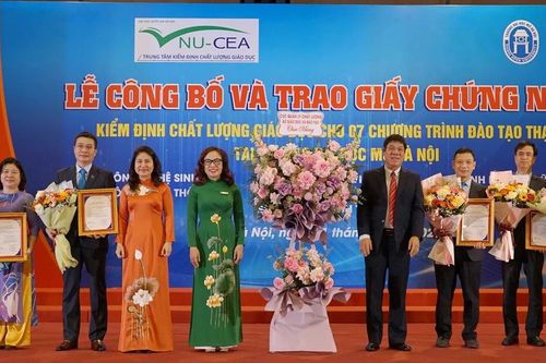 7 chương trình Thạc sĩ của Trường ĐH Mở Hà Nội được nhận Giấy chứng nhận KĐCLGD