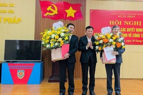 Sở Tư pháp Thanh Hóa có Giám đốc mới