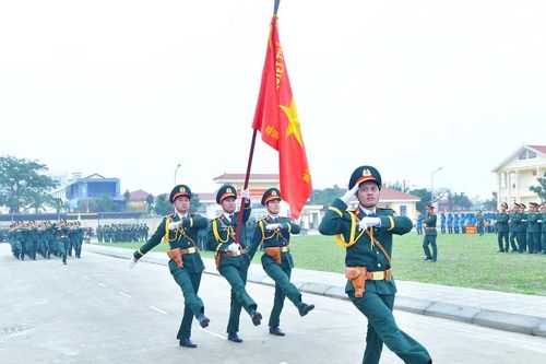Tổng duyệt chuẩn bị lễ ra quân huấn luyện năm 2025