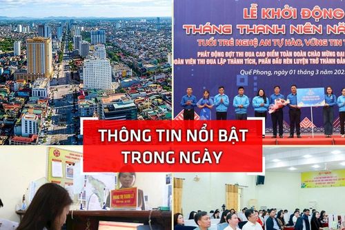Nghệ An: Thông tin nổi bật ngày 1/3