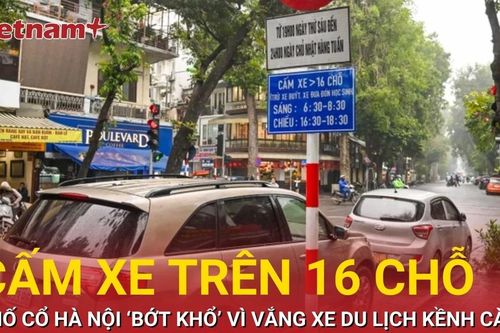 Phố cổ Hà Nội 'bớt khổ' vì vắng bóng các xe du lịch kềnh càng