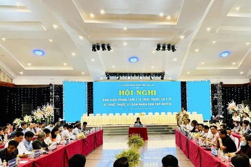 Gia Lai: Bàn giao Trung tâm y tế trực thuộc Sở Y tế về Ủy ban nhân dân cấp huyện
