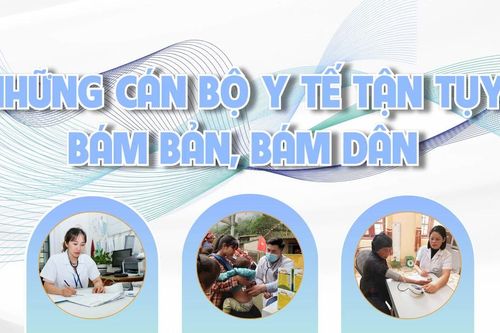 Những cán bộ y tế tận tụy bám bản, bám dân
