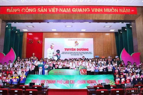 Hội đồng đội thành phố Lào Cai tổ chức thành công Đại hội Cháu ngoan Bác Hồ lần thứ V