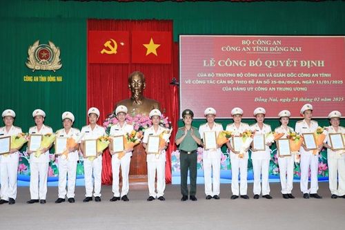 Từ ngày 1/3, Công an tỉnh Đồng Nai giải thể Công an 11 huyện, thành phố và tiếp nhận nhiều nhiệm vụ mới
