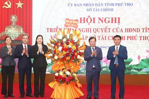 Phú Thọ: Công bố Nghị quyết thành lập Sở Tài chính