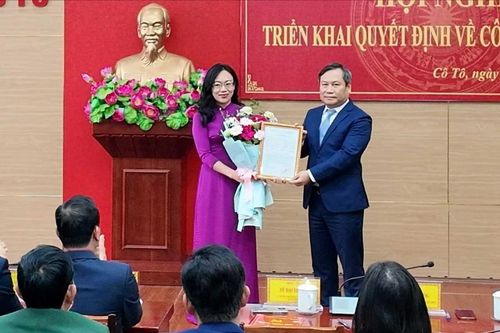 Quảng Ninh: Bà Lê Ngọc Hân giữ chức vụ Bí thư Huyện ủy Cô Tô