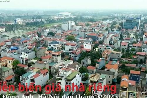 Diễn biến giá nhà riêng tại Đông Anh, Hà Nội đầu tháng 3/2025
