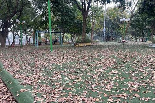 Cận cảnh bên trong công viên lớn nhất Thủ đô đang được cải tạo