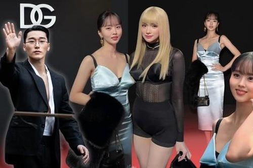 Show Dolce & Gabbana tại Milan: Hương Giang táo bạo, đọ sắc bên Kim So Hyun