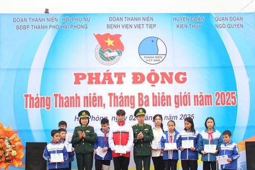 Phát động 'Tháng Thanh niên - Tháng Ba biên giới' năm 2025 tại thành phố Hoa Phượng Đỏ