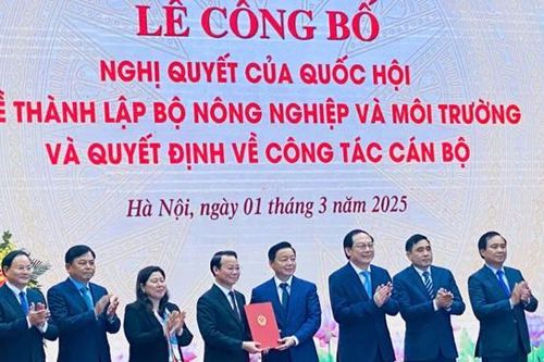 Bộ Nông nghiệp và Môi trường chính thức 'vận hành' từ 1/3