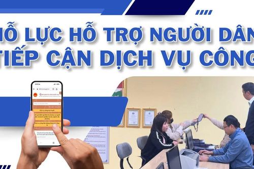 Nỗ lực hỗ trợ người dân tiếp cận dịch vụ công