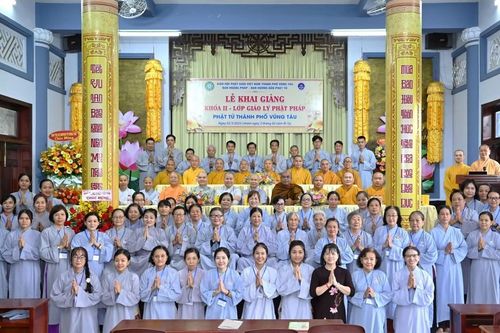 BR-VT: Khai giảng Lớp giáo lý Phật pháp khóa II (2025-2027) tại chùa Liên Trì