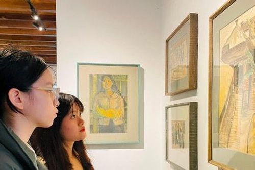 Thưởng lãm tranh màu nước, ký họa, phác thảo của họa sĩ Ngọc Thọ