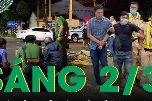 Sáng 2/3: Kinh hãi nhóm 'báo thủ' vác kiếm đi diễu phố ở Đà Nẵng hành hung người