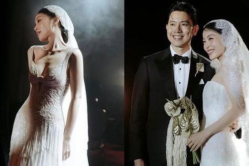 V-Biz xuất hiện cô dâu đẹp 'vạn người mê', váy cưới đơn giản mà cực tinh tế