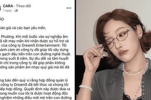 Hành trình mới của Cara Phương: Rời công ty cũ, tự do phát triển sự nghiệp