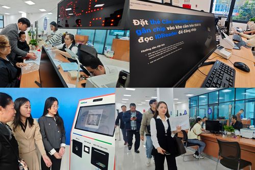 Ngày đầu thực hiện thủ tục hành chính các sở, ngành sau hợp nhất ở Hà Nội
